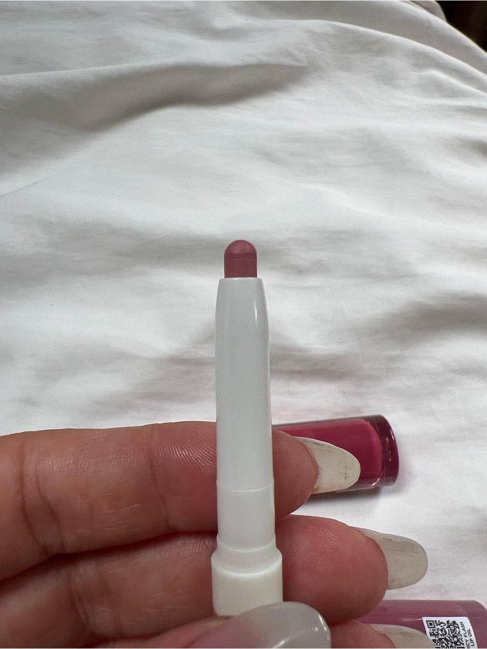 rom&nd Lip Mate Pencil #04 Fig Breeze | Creamy Lip Liner with Blending Brush | N